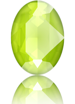 Crystal Lime 18x13mm